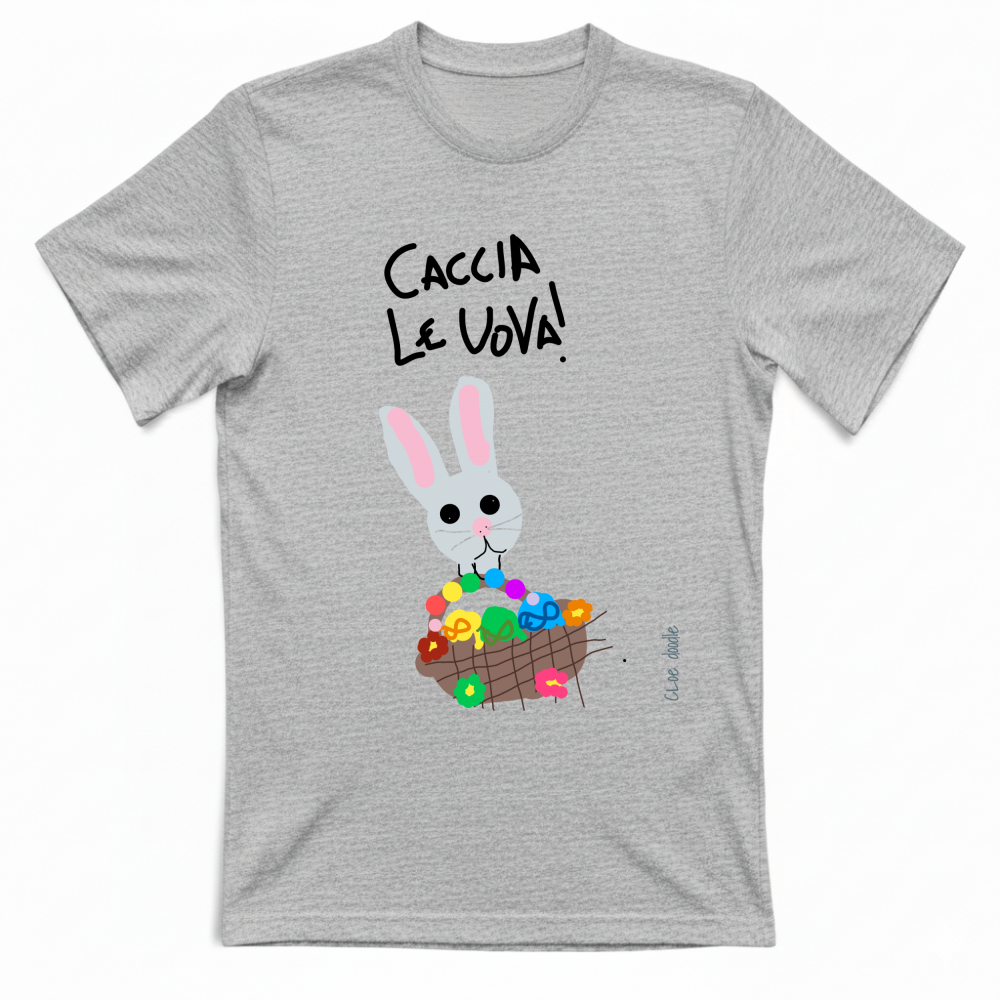 T-Shirt Bambino Caccia le uova