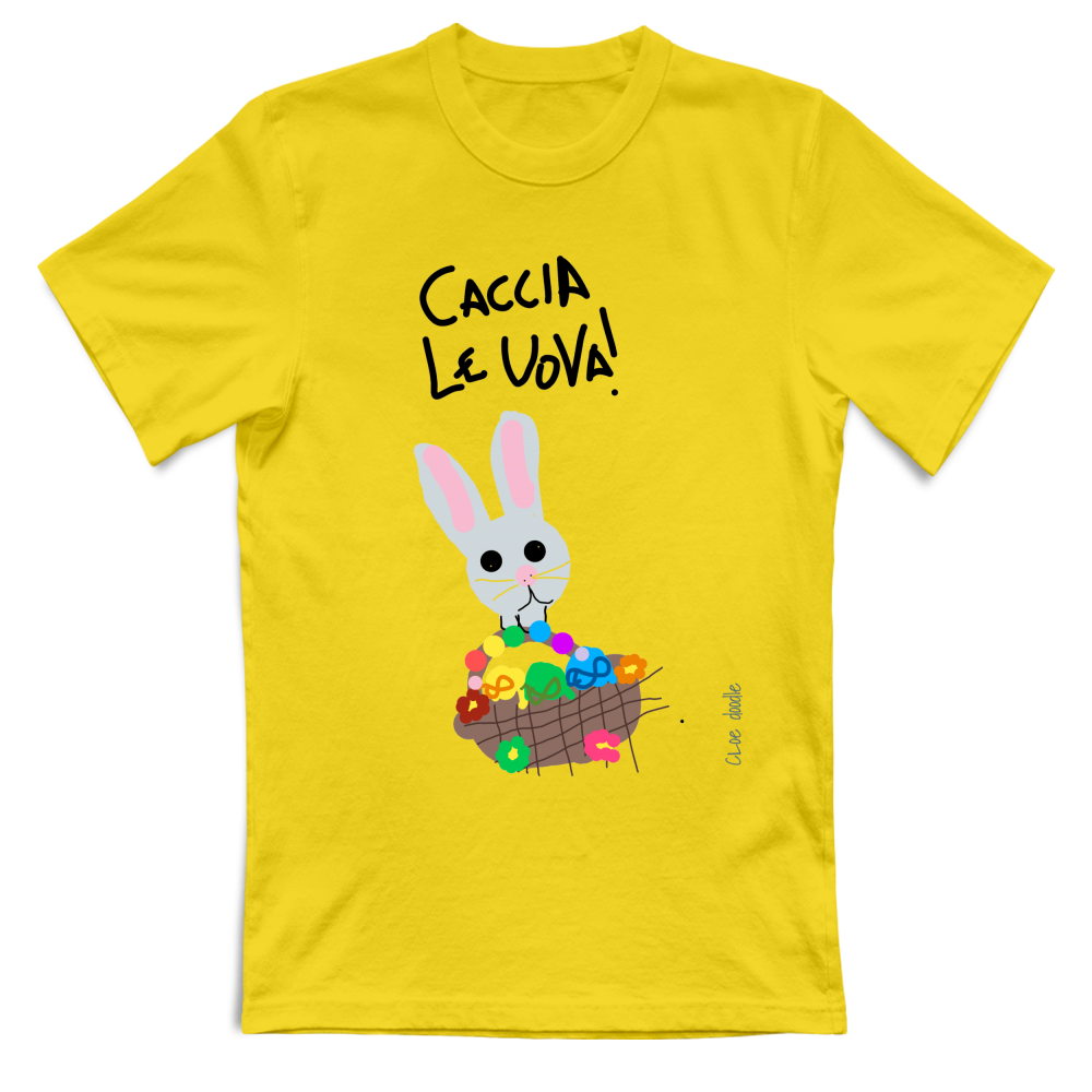 T-Shirt Bambino Caccia le uova
