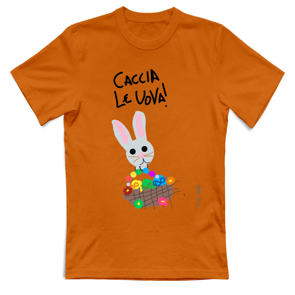 T-Shirt Bambino Caccia le uova