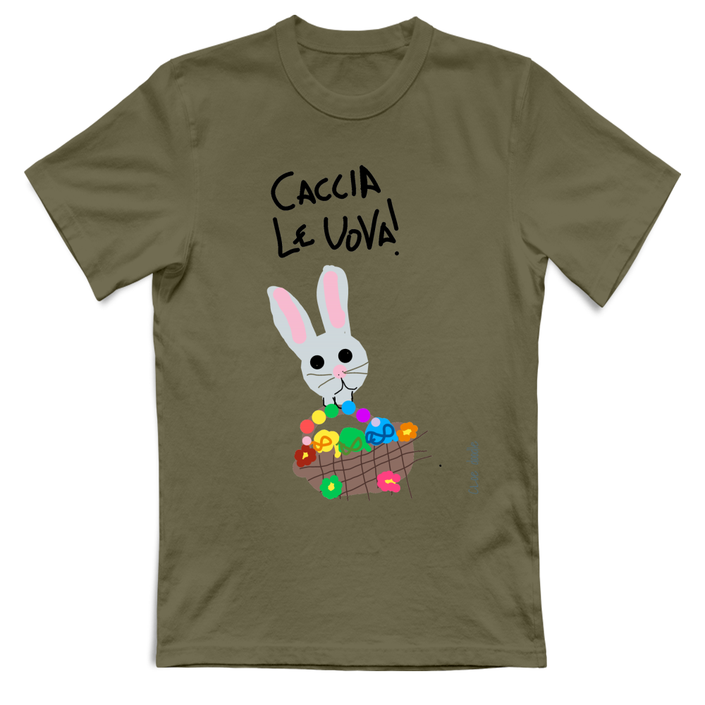 T-Shirt Bambino Caccia le uova