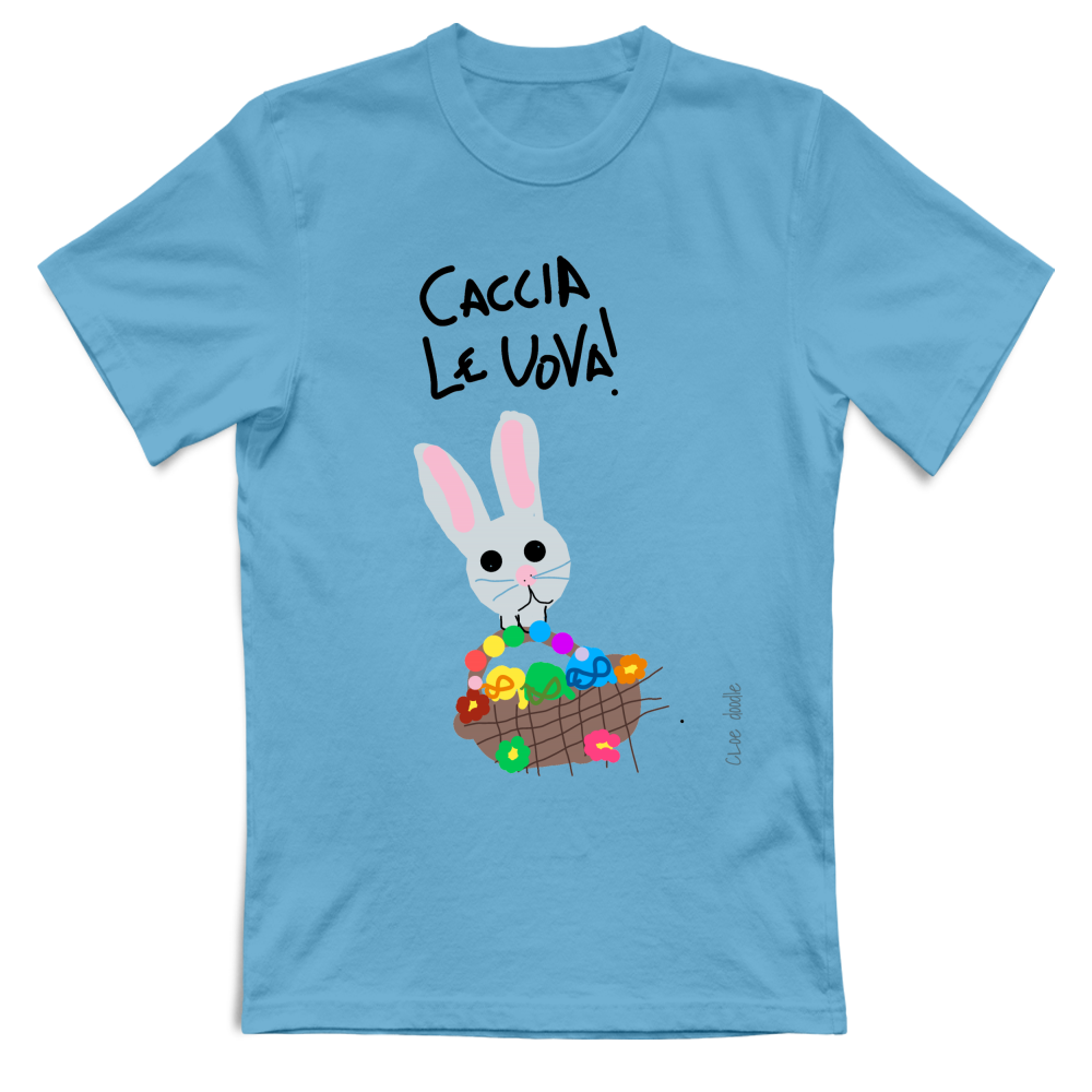 T-Shirt Bambino Caccia le uova
