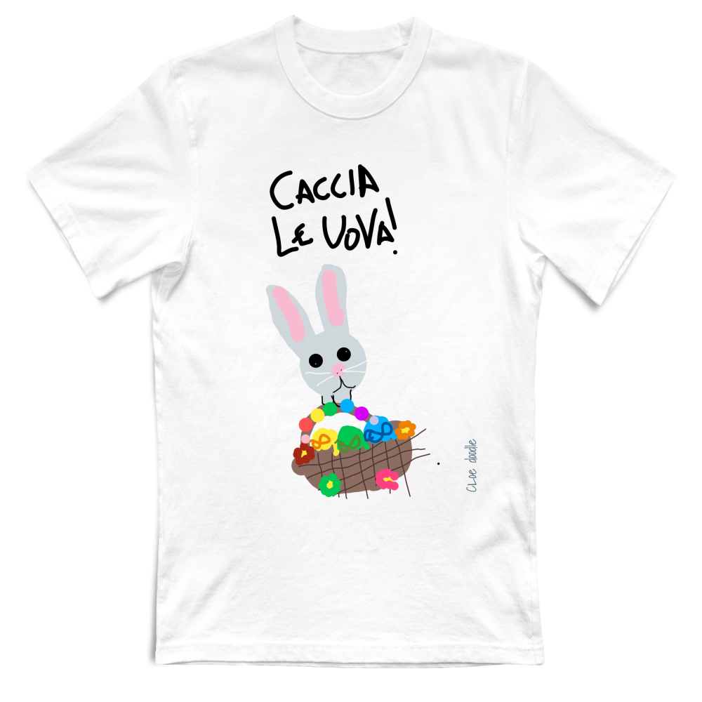 T-Shirt Bambino Caccia le uova