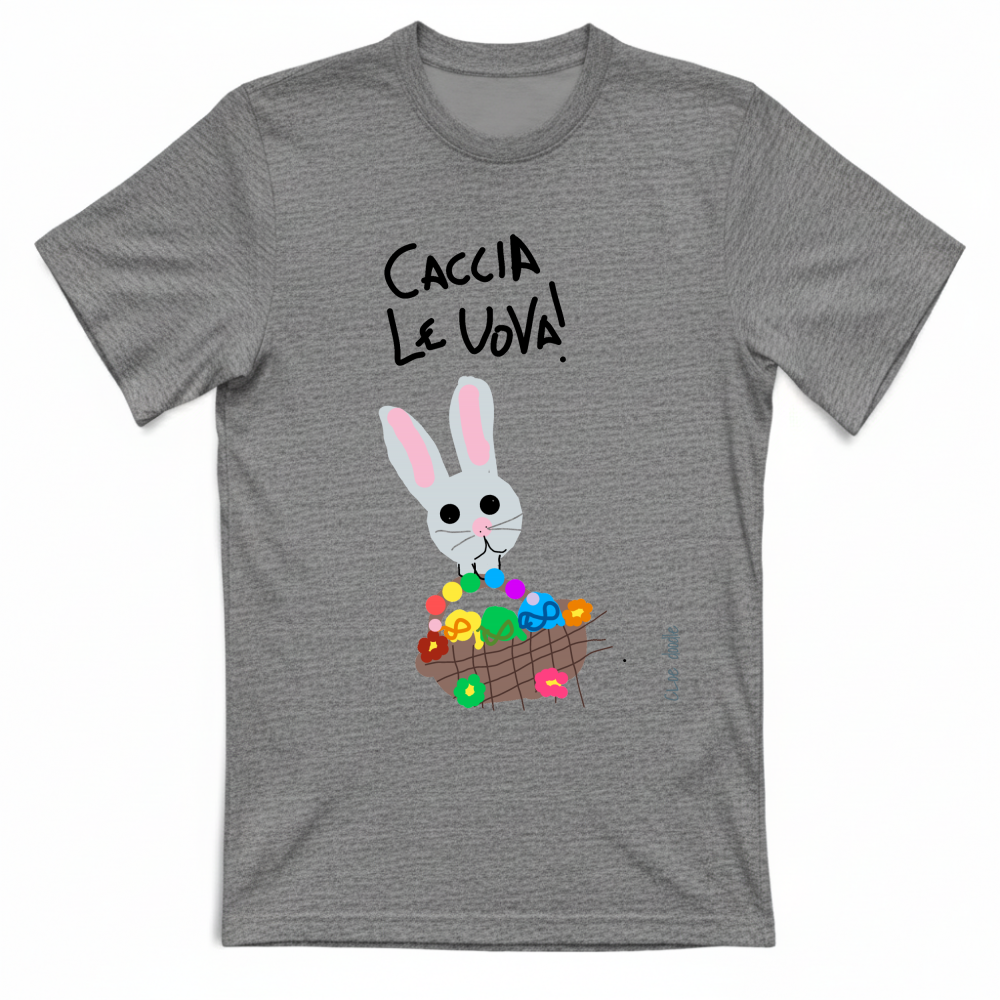 T-Shirt Bambino Caccia le uova