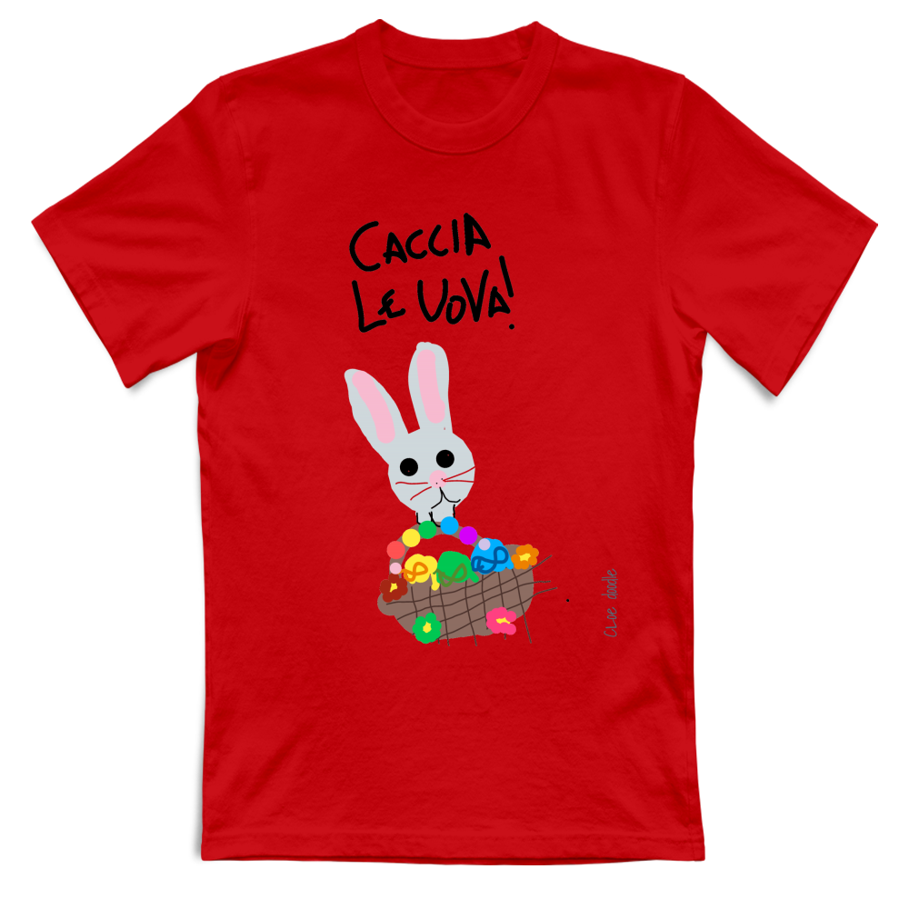 T-Shirt Bambino Caccia le uova