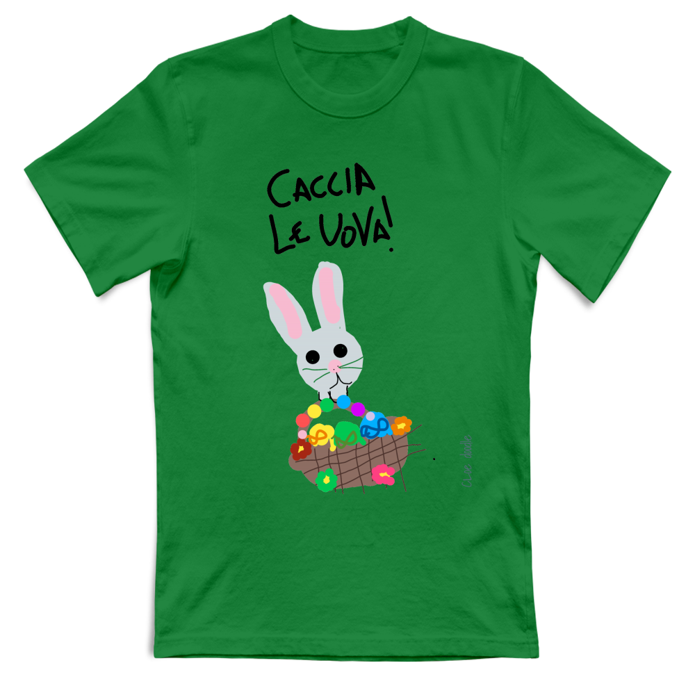 T-Shirt Bambino Caccia le uova